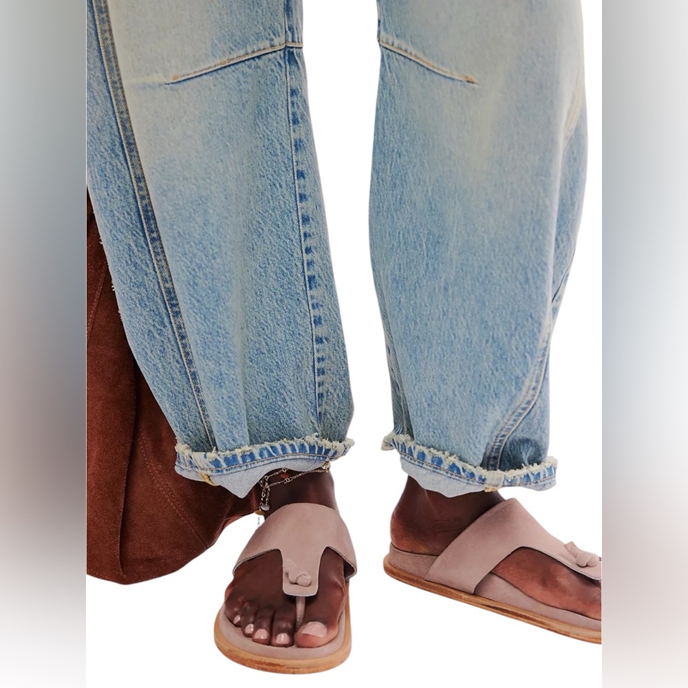 🆕 FREE PEOPLE | MIKA FOOTBED SANDALS | ORCHID ICE | SIZE: 8.5